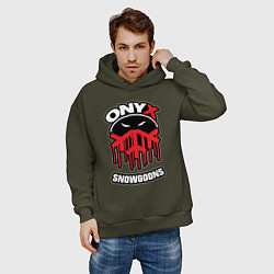 Толстовка оверсайз мужская Onyx - snowgoons, цвет: хаки — фото 2