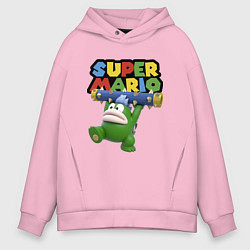 Толстовка оверсайз мужская Super Mario - Spike - Character, цвет: светло-розовый