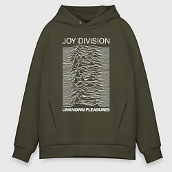 Толстовка оверсайз мужская Joy Division, цвет: хаки
