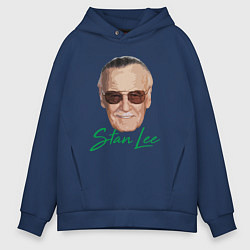 Толстовка оверсайз мужская Mister Stan Lee, цвет: тёмно-синий