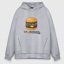Толстовка оверсайз мужская VAGburger tyres, цвет: меланж