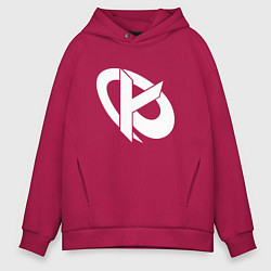 Толстовка оверсайз мужская Karmine Corp, цвет: маджента
