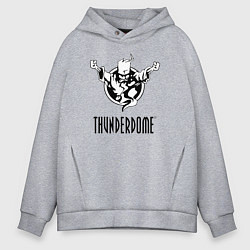 Толстовка оверсайз мужская Thunderdome v 2, цвет: меланж