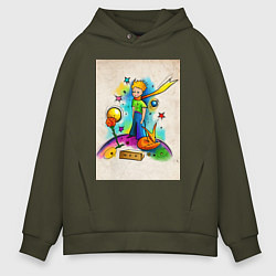 Толстовка оверсайз мужская Le Petit Prince, цвет: хаки