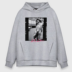 Толстовка оверсайз мужская Kurt Cobain - The Last Session, цвет: меланж