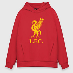 Толстовка оверсайз мужская Liverpool sport fc, цвет: красный