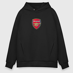 Толстовка оверсайз мужская Arsenal fc sport club, цвет: черный