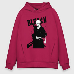 Толстовка оверсайз мужская Блич ичиго куросаки из манги, цвет: маджента