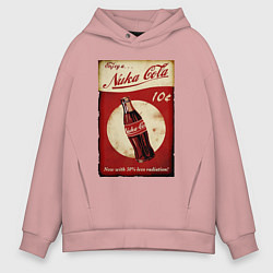 Толстовка оверсайз мужская Nuka cola price, цвет: пыльно-розовый