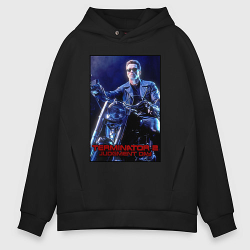 Мужское худи оверсайз T2 - Arnold / Черный – фото 1