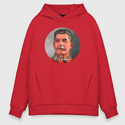 Толстовка оверсайз мужская Stalin color, цвет: красный