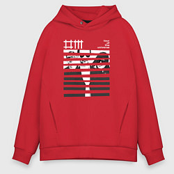 Толстовка оверсайз мужская Depeche Mode - SOTU merch, цвет: красный
