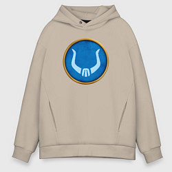 Толстовка оверсайз мужская Роксоланы Rome: Total War, цвет: миндальный