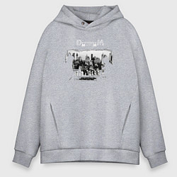 Толстовка оверсайз мужская Depeche Mode - Memento mori ghosts again, цвет: меланж