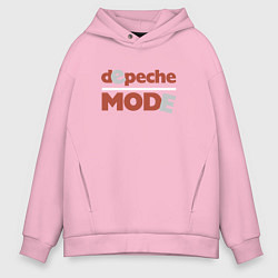 Толстовка оверсайз мужская Depeche Mode - Reward era, цвет: светло-розовый