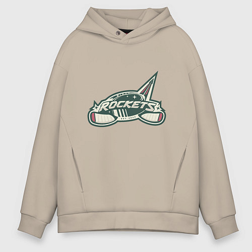 Мужское худи оверсайз Rockets Minsk Hockey 2023 / Миндальный – фото 1