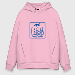 Толстовка оверсайз мужская Сургут 430, цвет: светло-розовый