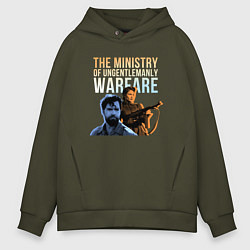 Толстовка оверсайз мужская The Ministry of Ungentlemanly Warfare, цвет: хаки