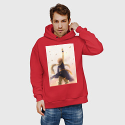 Толстовка оверсайз мужская Хвост Феи Нацу Драгнил, цвет: красный — фото 2