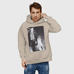 Толстовка оверсайз мужская Невеста чародея Тисэ Хатори манга, цвет: миндальный — фото 2