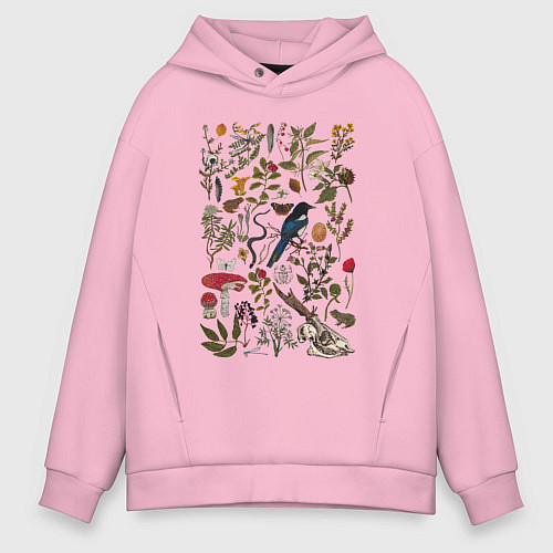 Мужское худи оверсайз Сорокино сокровище / Светло-розовый – фото 1