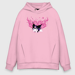Толстовка оверсайз мужская Милая Куроми, цвет: светло-розовый