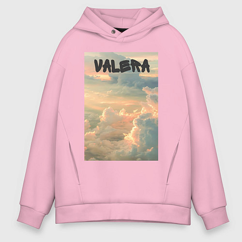 Мужское худи оверсайз Valera / Светло-розовый – фото 1