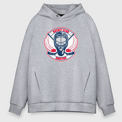 Толстовка оверсайз мужская Hockey club amateur, цвет: меланж