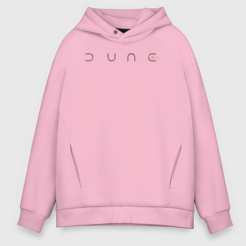 Мужское худи оверсайз Dune logo / Светло-розовый – фото 1