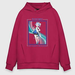 Толстовка оверсайз мужская Youhu Cryogenic Wonders, цвет: маджента