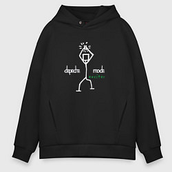 Толстовка оверсайз мужская Depeche Mode - Exciter merch, цвет: черный