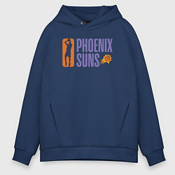 Толстовка оверсайз мужская Phoenix Suns play, цвет: тёмно-синий