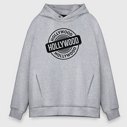 Толстовка оверсайз мужская Hollywood vibe, цвет: меланж