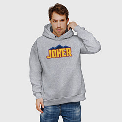 Толстовка оверсайз мужская Nuggets Joker, цвет: меланж — фото 2