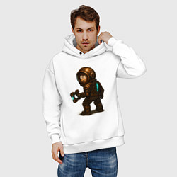 Толстовка оверсайз мужская Кенни в игре Dead Space, цвет: белый — фото 2