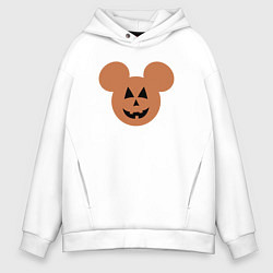 Толстовка оверсайз мужская Halloween boy, цвет: белый