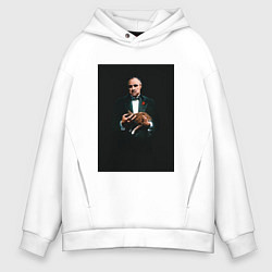 Толстовка оверсайз мужская Дон Корлеоне, цвет: белый