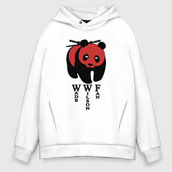 Толстовка оверсайз мужская Фанат Дэдпула, цвет: белый