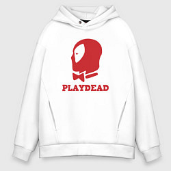 Толстовка оверсайз мужская Playdead, цвет: белый