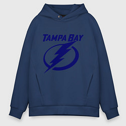 Толстовка оверсайз мужская HC Tampa Bay, цвет: тёмно-синий