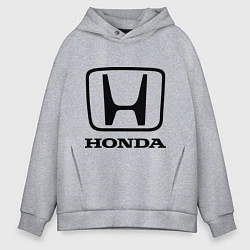 Толстовка оверсайз мужская Honda logo, цвет: меланж