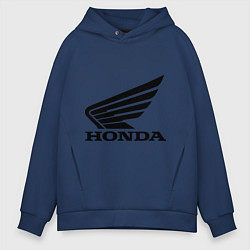 Толстовка оверсайз мужская Honda Motor, цвет: тёмно-синий