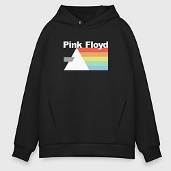 Толстовка оверсайз мужская Pink Floyd, цвет: черный