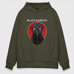 Толстовка оверсайз мужская Black Sabbath: Toxic, цвет: хаки