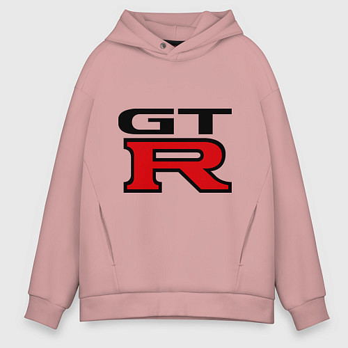 Мужское худи оверсайз Gtr / Пыльно-розовый – фото 1