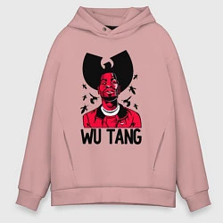 Толстовка оверсайз мужская Wu-Tang Insects, цвет: пыльно-розовый