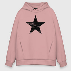 Толстовка оверсайз мужская The Star, цвет: пыльно-розовый
