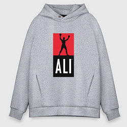 Толстовка оверсайз мужская Ali by boxcluber, цвет: меланж