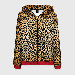 Мужская толстовка на молнии Гепард (шкура)