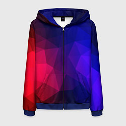 Мужская толстовка на молнии Red&Blue